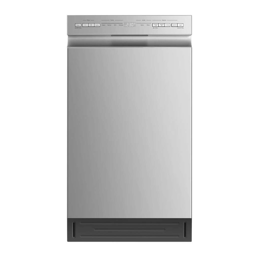 Midea MDF18A1AWW, MDF18A1ABB, MDF18A1AST Manual