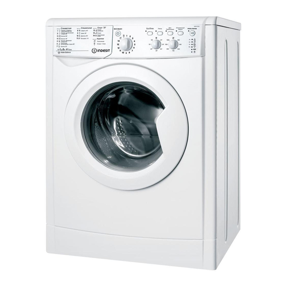 INDESIT IWSC A INSTRUCTIONS FOR USE MANUAL Pdf Download | ManualsLib