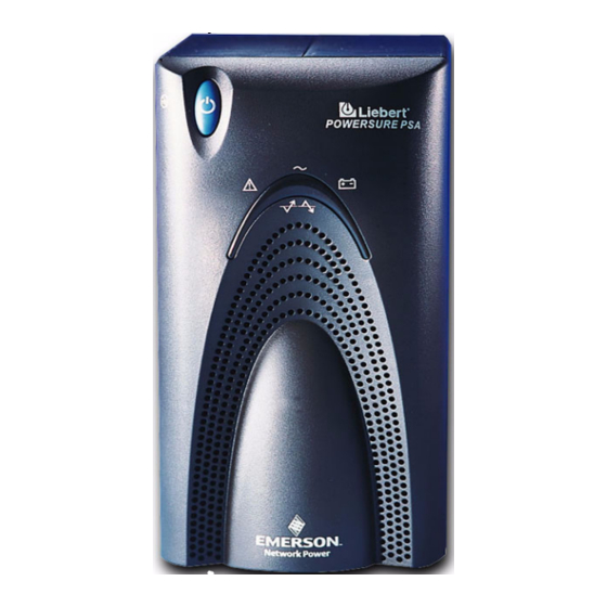 Liebert PowerSure PSA User Manual
