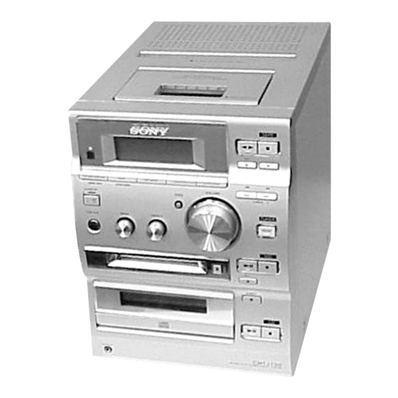 Sony HCD-CP500MD Service Manual