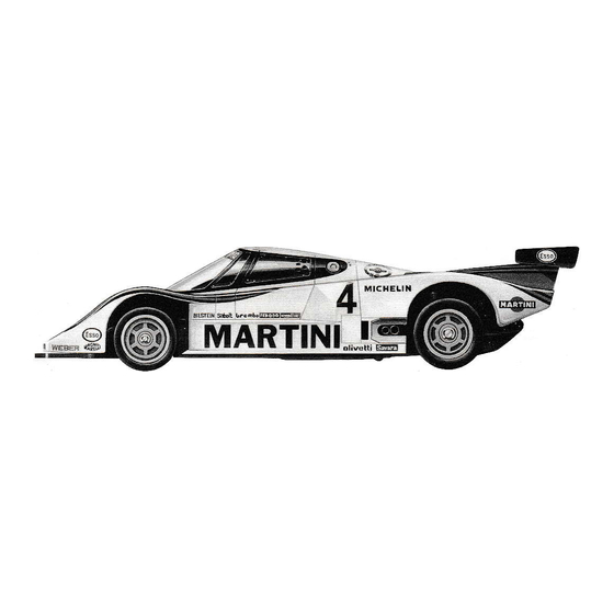 Tamiya Tamtech Lancia LC2 Assembly Instructions Manual