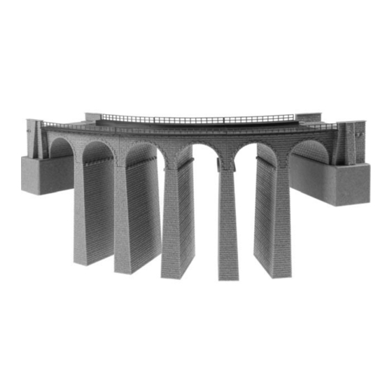 Faller VIADUCT SET, TWO-TRACK, CURVED Manual