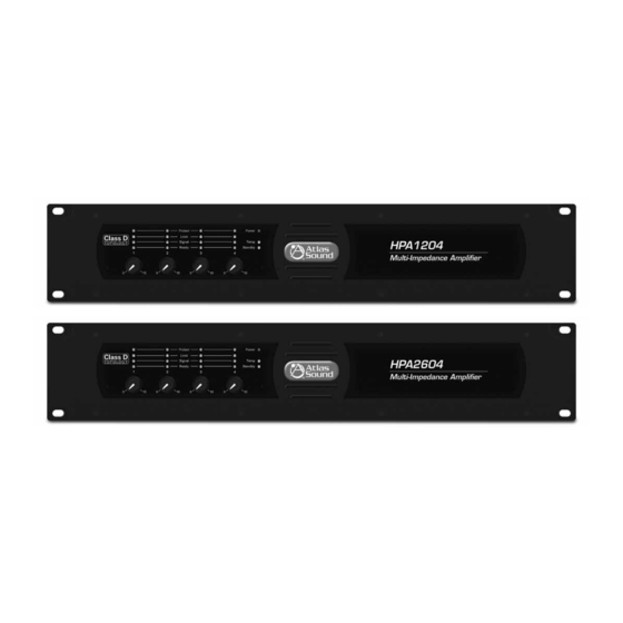 AtlasIED HPA2604 Owner's Manual