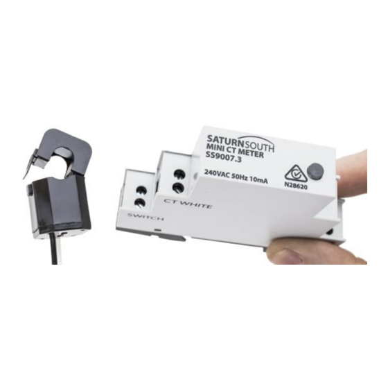 Saturn South SS9007.3 Mini CT Meter Manuals