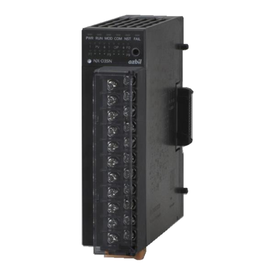 Azbil NX-D15 User Manual