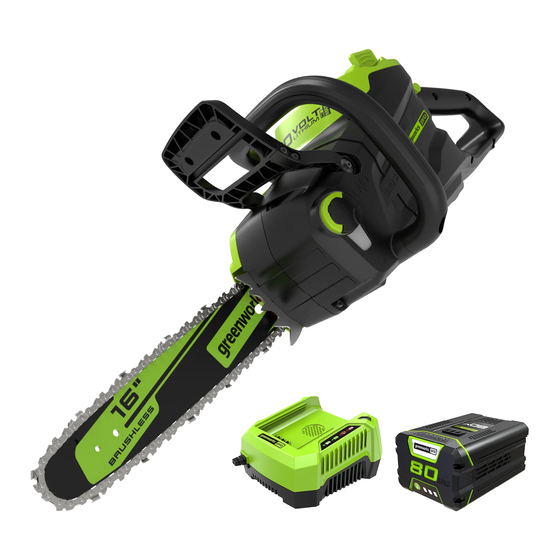 GreenWorks Pro CSB404 Operator's Manual