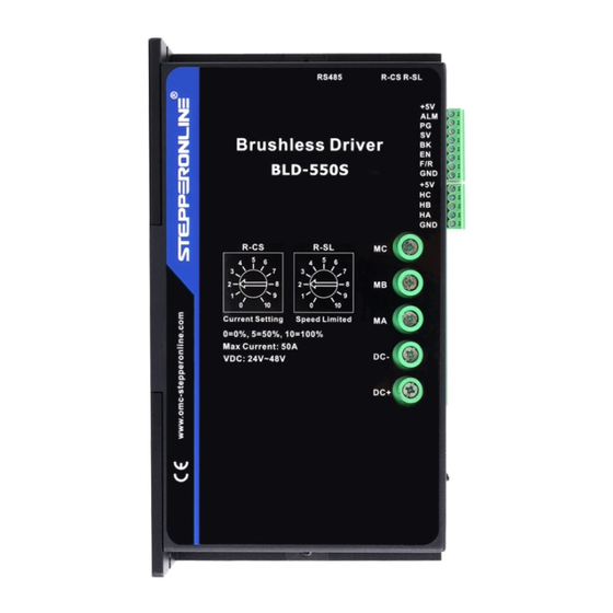 StepperOnline BLD-550S User Manual