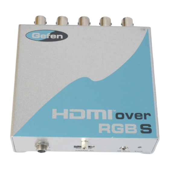 Gefen HDMI EXT-HDMI-5BNC User Manual