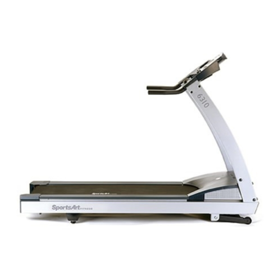 Sportsart fitness 6300 Treadmill Manuals