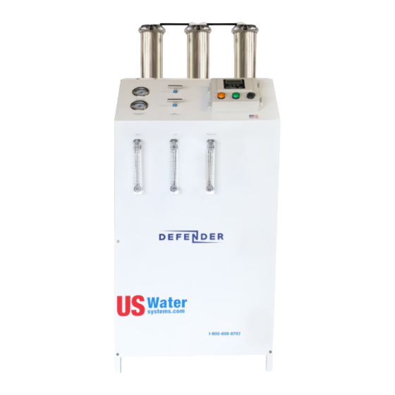 US Water Systems Defender 223-DFROM Series Owner's Manual
