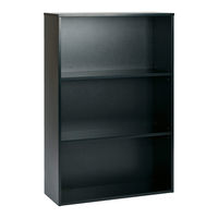 Office Star Products OSP furniture 36 x 12 x 48 3-SHELF BOOKCASE Operating Instructions