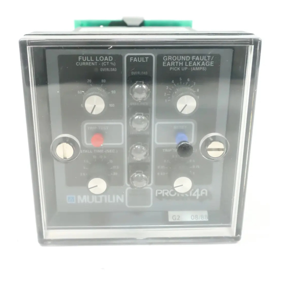 Multilin PROTECT 4A-120 Instruction Manual