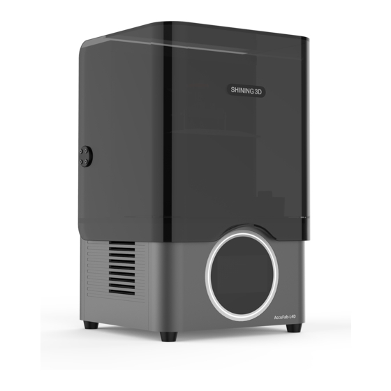 Shining 3D AccuFab L4D Installation Manual