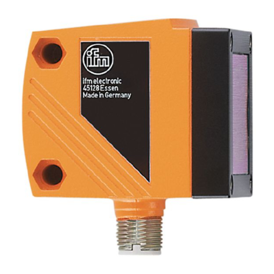 IFM Electronic O1D155 Distance Sensor Manuals