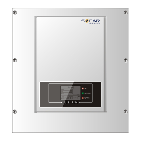 Sofar solar 3.3K-12KTL-X User Manual