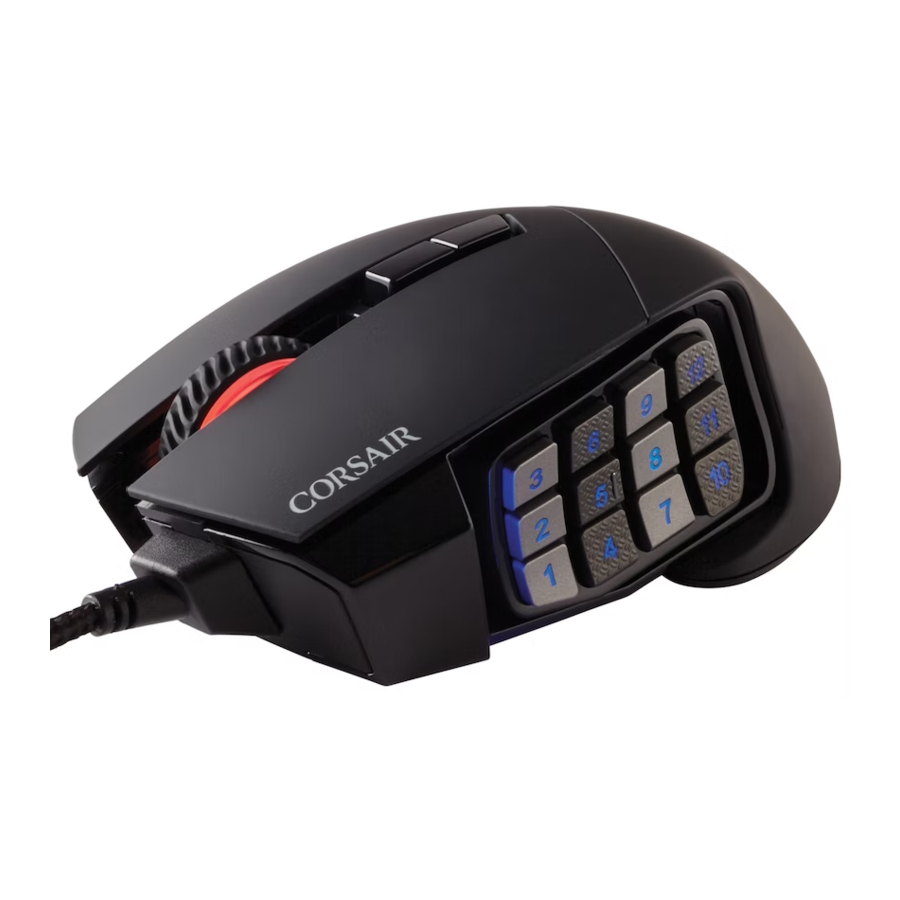 Corsair SCIMITAR RGB ELITE - MOBA/MMO Gaming Mouse Manual