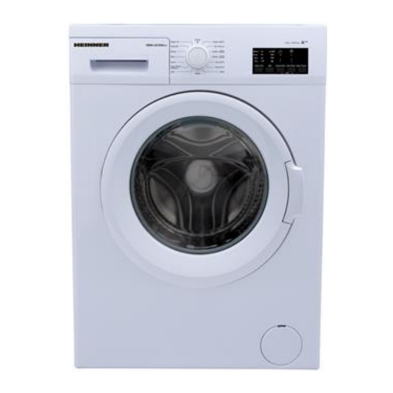 User Manuals: Heinner HWM-V7010A++ Washing Machine