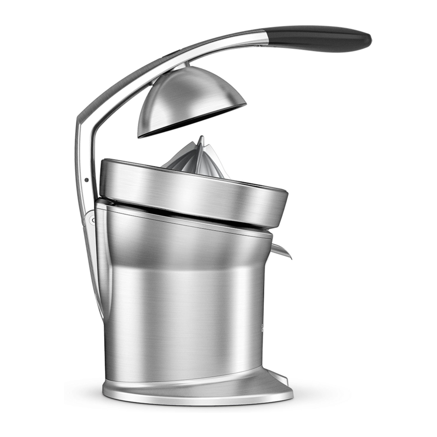 Sage the Citrus Press Pro SCP800 - Juicer 1300W Manual