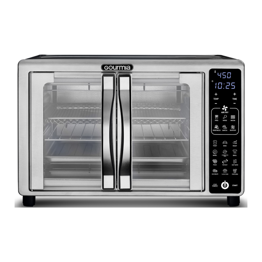 Gourmia GTF2448 - French Door Digital Air Fryer Oven Manual