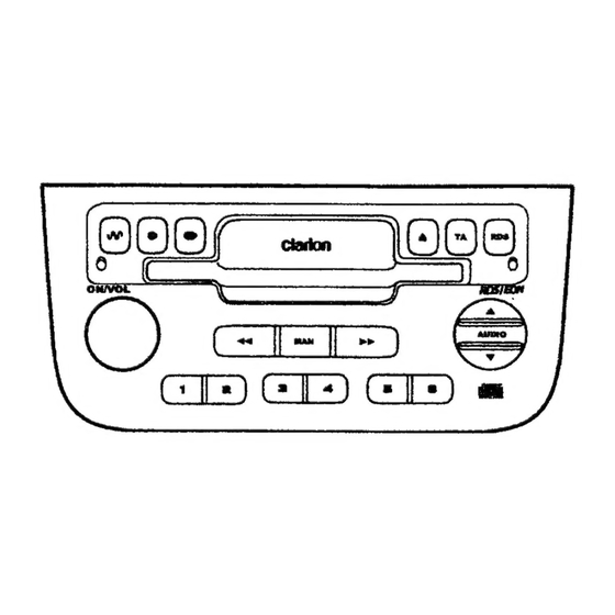 Clarion PU-2184A Manuals