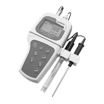 EUTECH INSTRUMENTS WATERPROOF CYBERSCAN PH 300310 PHMV METER Instruction Manual