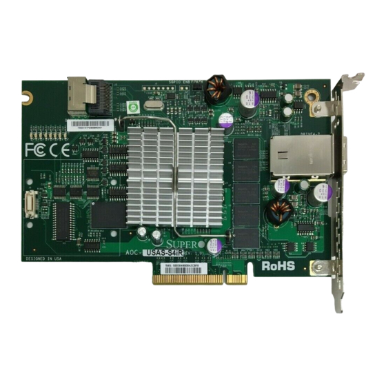Supero AOC-USAS-S4ir User Manual