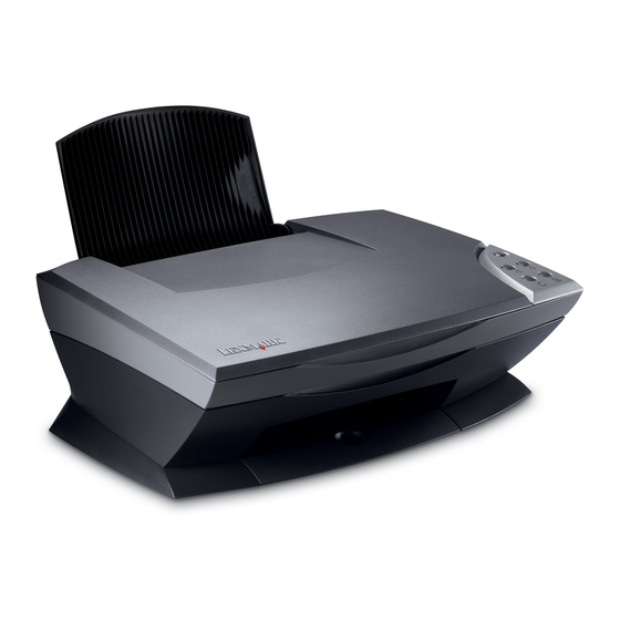 Lexmark 3100 Series All-In-One User Manual