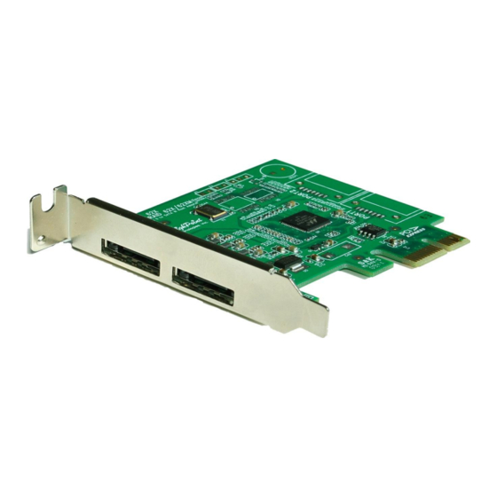 HighPoint Rocket Dual eSATA 6Gb/s For Mac Quick Installation Manual
