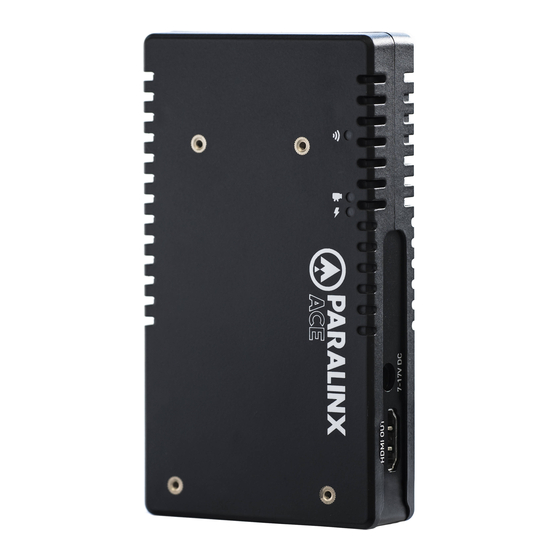 Paralinx Ace HDMI Quick Start Manual