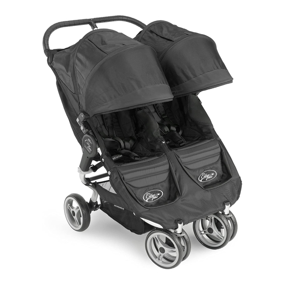 Baby Jogger city mini double Assembly Instructions Manual