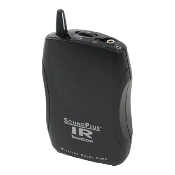 Williams Sound SoundPlus Quick Setup Manual