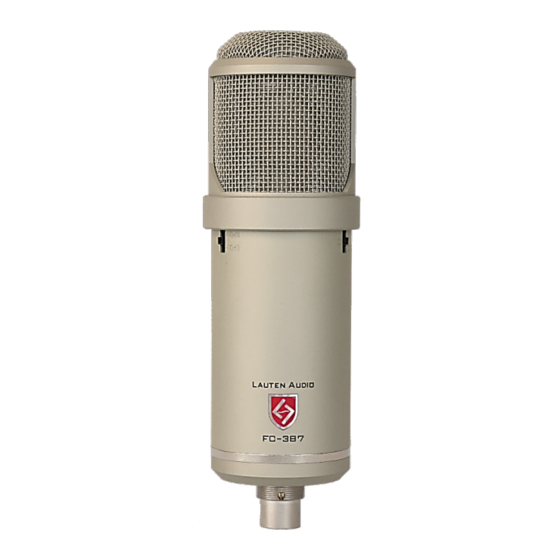 Lauten Audio ATLANTIS FC-387 Operating Manual