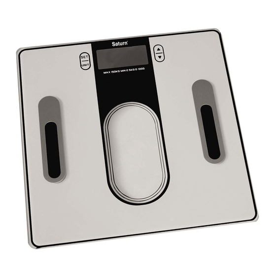 Saturn ST-PS0237 Bathroom Scale Manuals