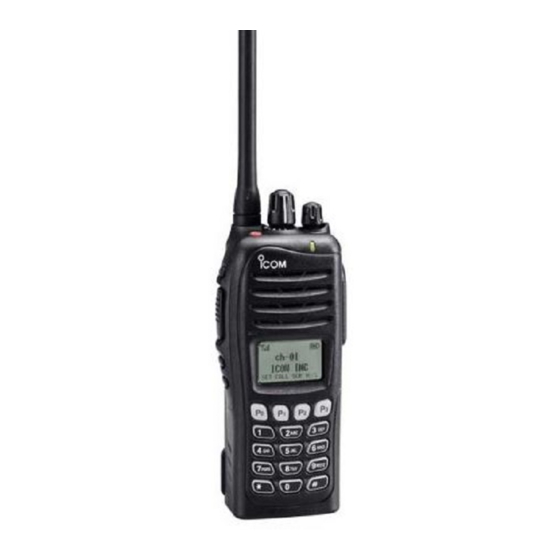 Icom IC-F4161T Instruction Manual