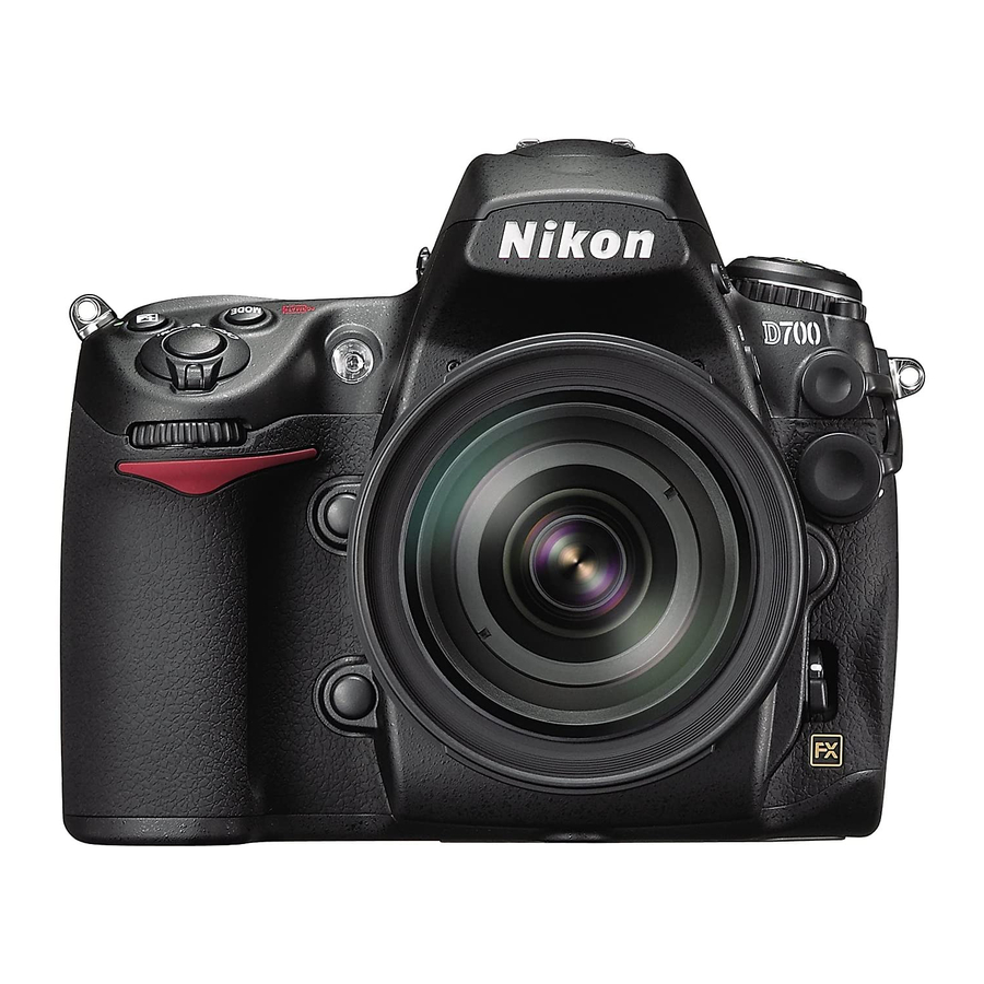 Nikon D700 Firmware Upgrade