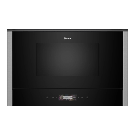 NEFF NR4WR21 1 Series User Manual And Installation Instructions