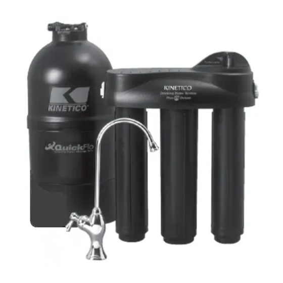 Kinetico Drinking Water System Plus Deluxe Manuals