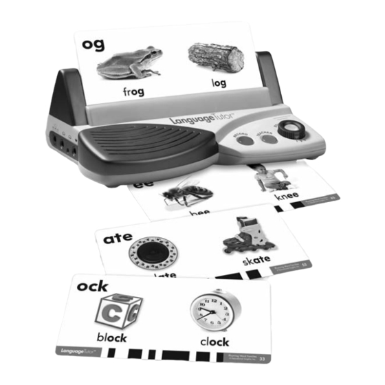Educational Insights EI-2305 Language Tutor Instructions For Use Manual