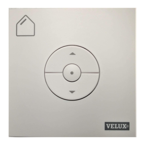 Velux Integra KLI 310 Directions For Use Manual