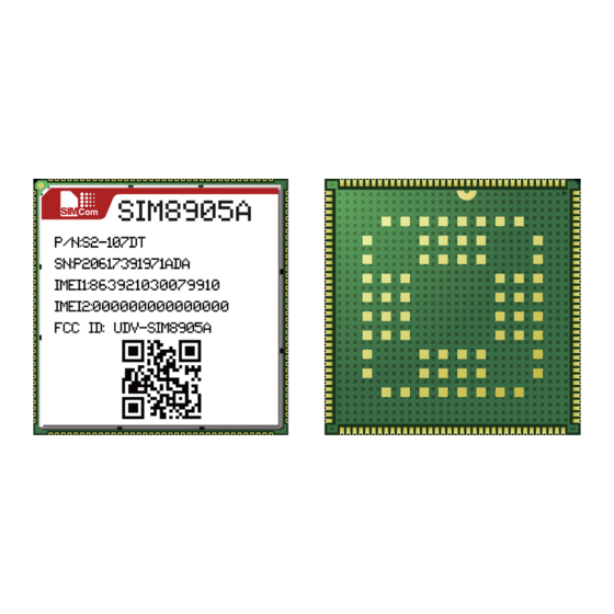 SimCom SIM8905A User Manual