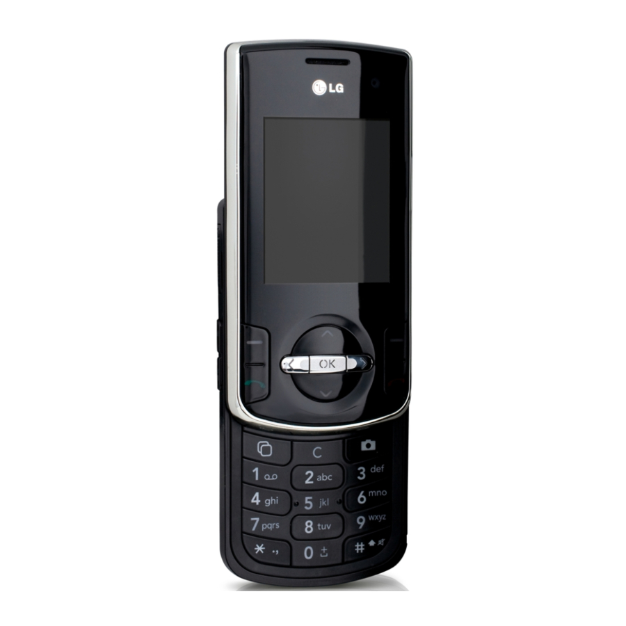 LG KF310 Quick Reference Manual