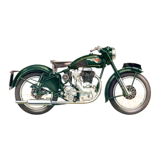 Royal Enfield SPRING FRAME O.H.V. 250cc CLIPPER 1954 Workshop Maintenance Manual