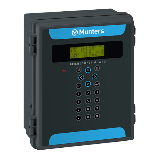 Munters Super Guard Manual For Use And Maintenance