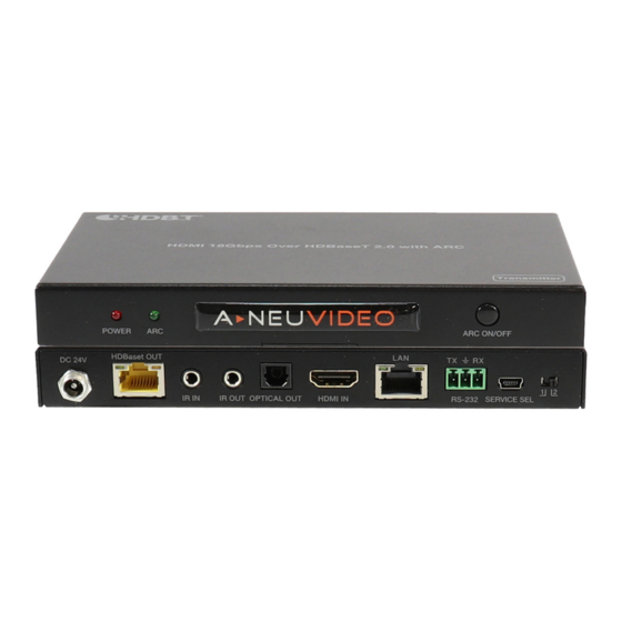 A-Neuvideo ANI-HDR-200 Instruction Manual