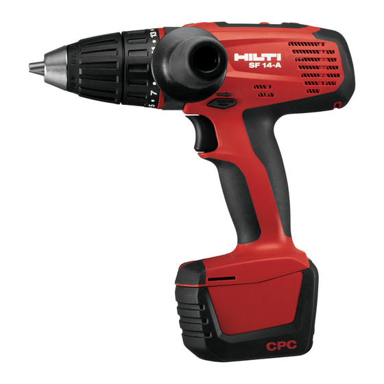 Hilti SF 14-A Manual