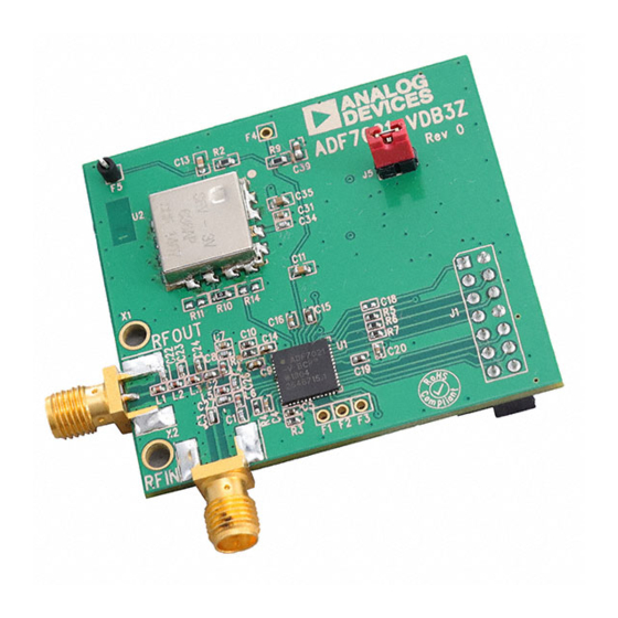 Analog Devices ADF7021-V Manual