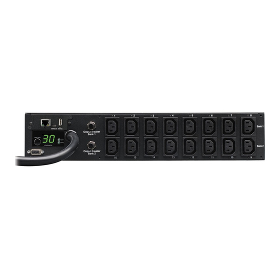 Tripp Lite PDUMH30NET Owner's Manual