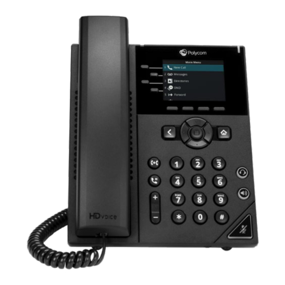 Polycom Poly VVX 250 Manual