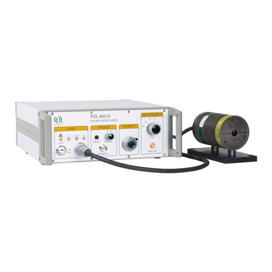 PicoQuant Picosecond PDL 800-D Manuals