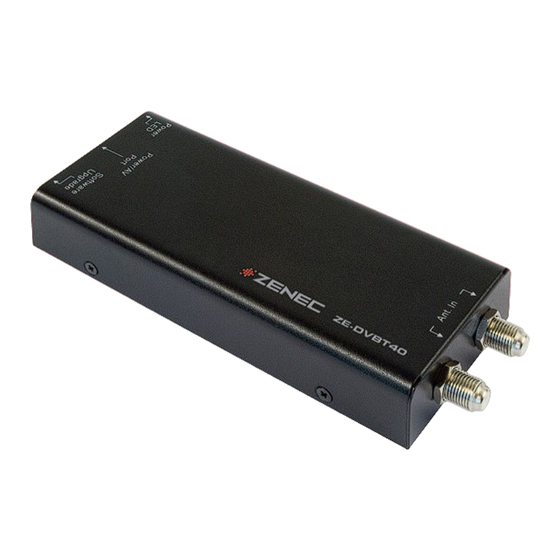 ZENEC ZE-DVBT40 User Manual